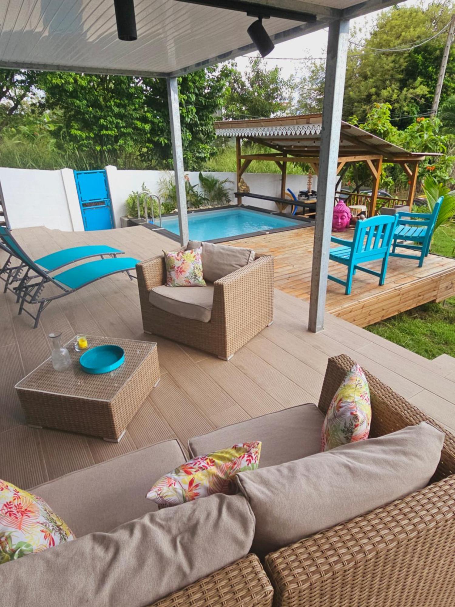 Ti Oasis Colibri, 1 Chambre, Piscine, A 150M De La Plage Sainte-Luce Dış mekan fotoğraf
