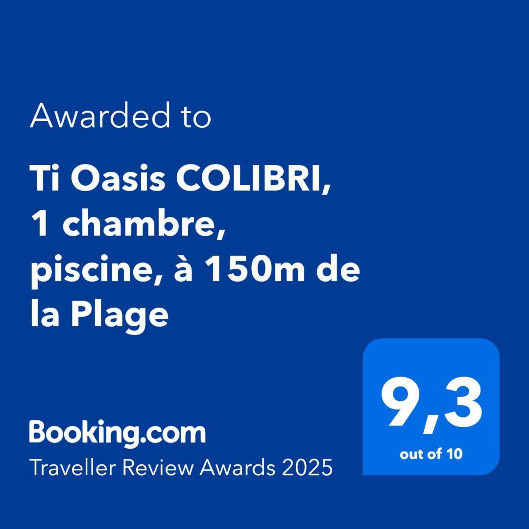 Ti Oasis Colibri, 1 Chambre, Piscine, A 150M De La Plage Sainte-Luce Dış mekan fotoğraf